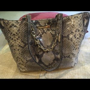 Michael kors snake print leather